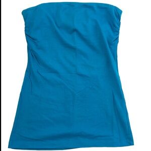 Deb Aqua Blue Strapless Tank Top size small